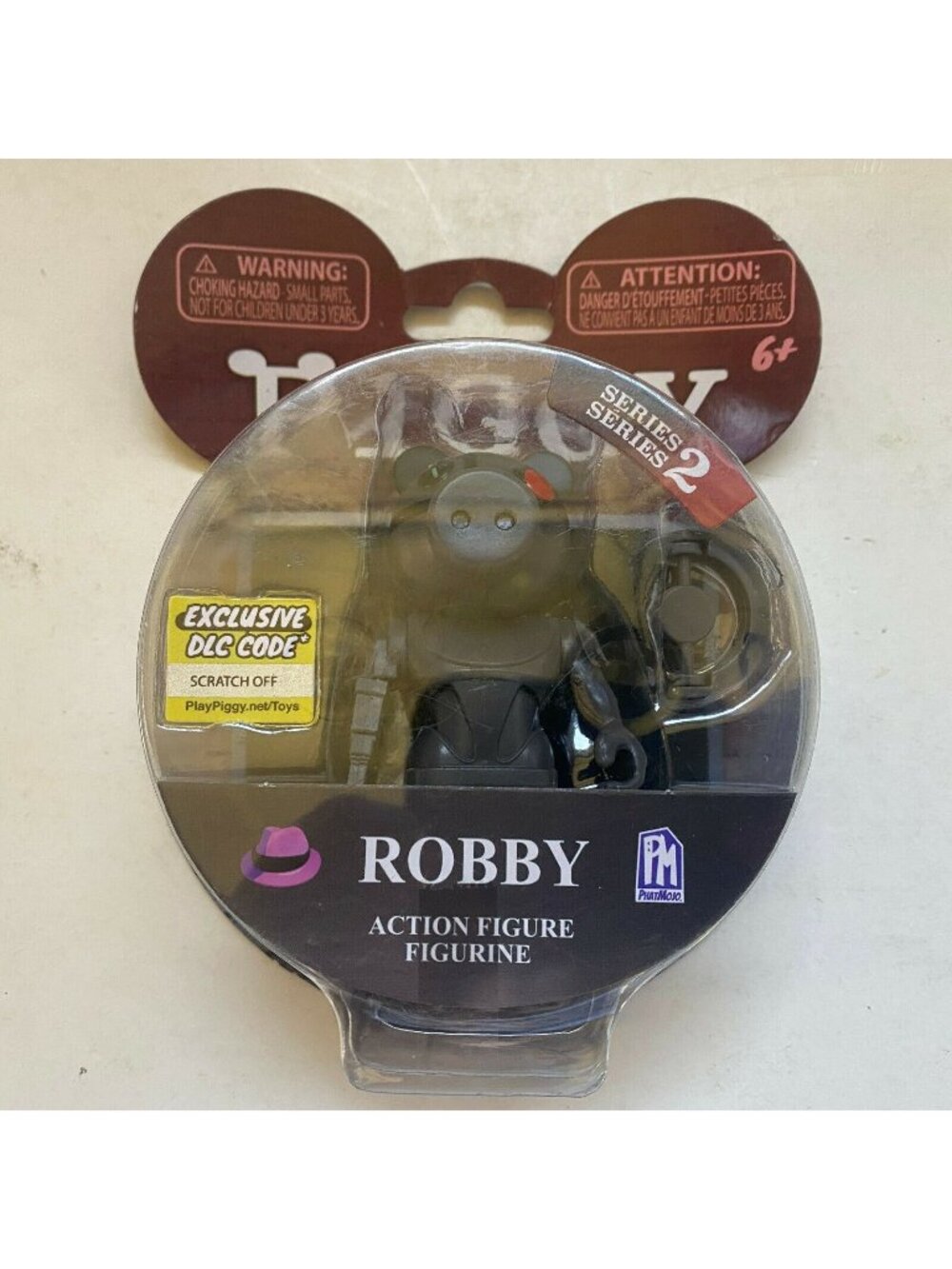 PIGGY ROBBY 3.5” Series 2 Action Figure Toy Robbie Roblox w/ DLC Exclusive Code!